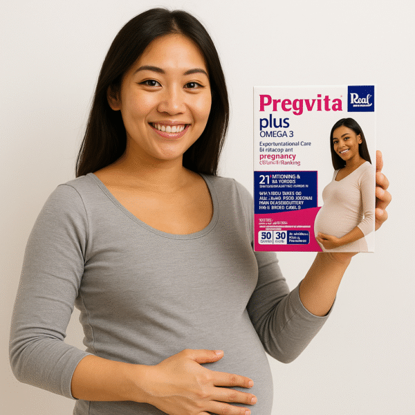 Pregvita Plus – Complete Pregnancy Nutrition with Natural Nausea Relief
